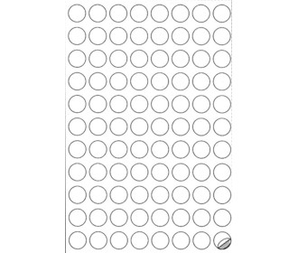 Markin ετικέτες αυτοκόλ. χρυσές ø20mm 88/φ 10φ Α4 Markin ετικέτες αυτοκόλ. χρυσές ø20mm 88/φ 10φ Α4