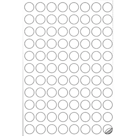 Markin ετικέτες αυτοκόλ. χρυσές ø20mm 88/φ 10φ Α4