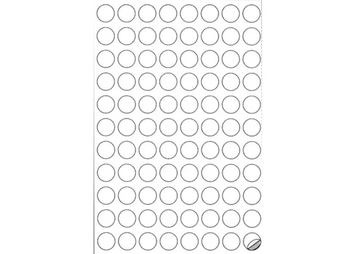 Markin ετικέτες αυτοκόλ. χρυσές ø20mm 88/φ 10φ Α4