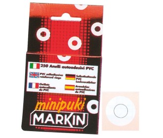 Markin αυτοκόλλητα δαχτυλίδια pvc διάφανα ø6mm 500τμχ. Markin αυτοκόλλητα δαχτυλίδια pvc διάφανα ø6mm 500τμχ.