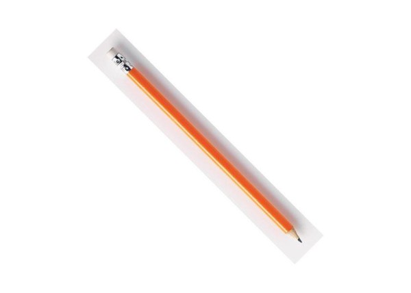 Μολύβι με σβήστρα πορτοκαλί