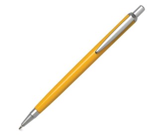 Στυλό πλαστικό κίτρινο. Δυνατότητα εκτύπωσης
