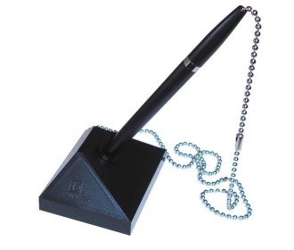 Στυλό με βάση στήριξης για γκισέ μαύρο Στυλό με βάση στήριξης για γκισέ μαύρο