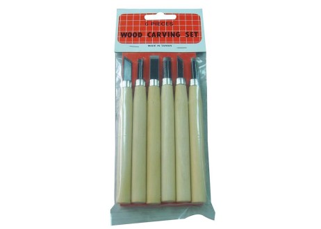 Σετ ξυλογλυπτικής με 6 εργαλεία Σετ ξυλογλυπτικής με 6 εργαλεία