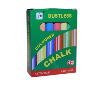 Κιμωλίες στρόγγυλες χρωματιστές 12τεμ. Κιμωλίες στρόγγυλες χρωματιστές 12τεμ.