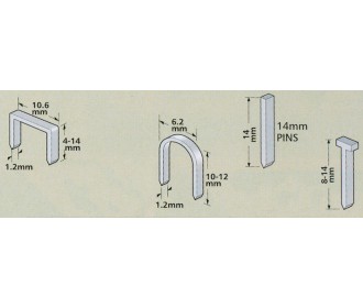 Σύρραπτρα 10χιλ. για το συρραπτικό πιστόλι (20212)