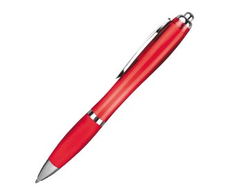 Στυλό πλαστικό ημιδιάφανο κόκκινο