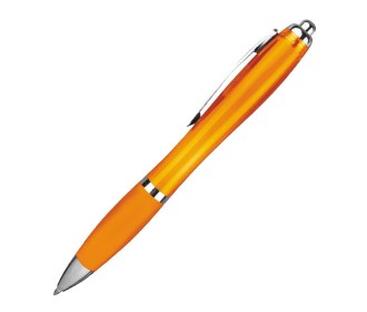 Στυλό πλαστικό ημιδιάφανο πορτοκαλί
