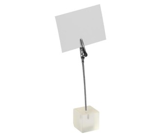 Κλιπ σημειώσεων λευκό 10,5x2.5x2.5εκ.