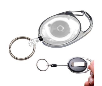 Επεκτεινόμενο μπρελόκ για κάρτα εισόδου-αναγνώρισης διάφανο Επεκτεινόμενο μπρελόκ για κάρτα εισόδου-αναγνώρισης διάφανο