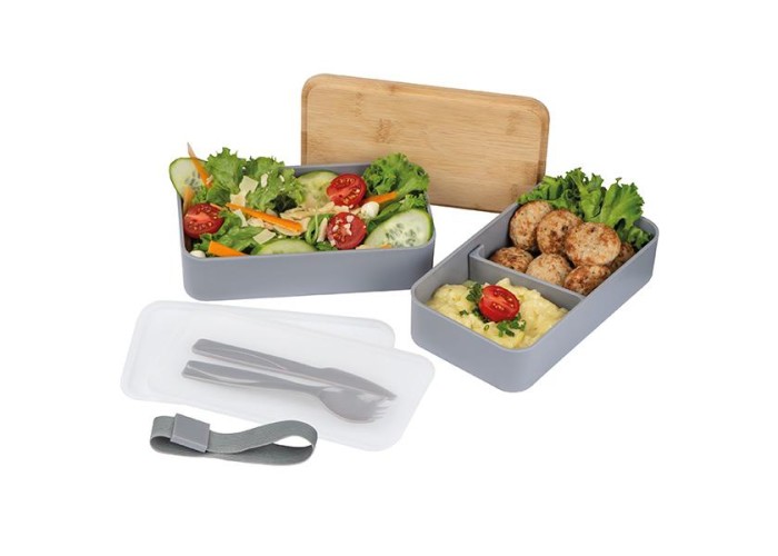 Lunch Box eco με σετ μαχαιροπίρουνα 18,6x10,6x9,8εκ. Lunch Box eco με σετ μαχαιροπίρουνα 18,6x10,6x9,8εκ.