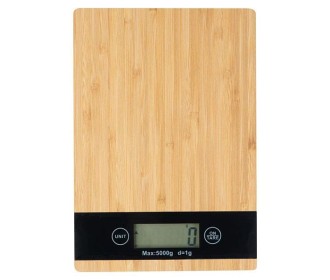 Ζυγαριά ψηφιακή κουζίνας eco από ξύλο μπαμπού 1g - 5Kg. Ζυγαριά ψηφιακή κουζίνας eco από ξύλο μπαμπού 1g - 5Kg.