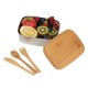 Lunch Box μεταλλικό eco με σετ μαχαιροπίρουνα 18x13x7,2εκ. Lunch Box μεταλλικό eco με σετ μαχαιροπίρουνα 18x13x7,2εκ.