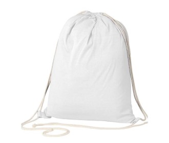 Τσάντα-πουγκί υφασμάτινη 100% cotton λευκή Υ52x40x3εκ. Δυνατότητα εκτύπωσης Τσάντα-πουγκί υφασμάτινη 100% cotton λευκή Υ52x40x3εκ. Δυνατότητα εκτύπωσης