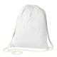 Τσάντα-πουγκί υφασμάτινη 100% cotton λευκή Υ52x40x3εκ. Δυνατότητα εκτύπωσης
