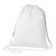 Τσάντα-πουγκί υφασμάτινη 100% cotton λευκή Υ52x40x3εκ. Δυνατότητα εκτύπωσης