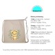 Τσάντα-πουγκί υφασμάτινη 100 % cotton κόκκινη Υ52x40x3εκ. Δυνατότητα εκτύπωσης