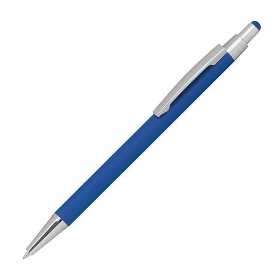 Στυλό - touch pen μεταλλικό με λαστιχένια επίστρωση μπλε Υ14,5xØ0,8εκ. Στυλό - touch pen μεταλλικό με λαστιχένια επίστρωση μπλε Υ14,5xØ0,8εκ.