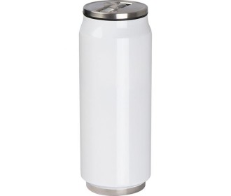Θερμός κουτάκι αναψυκτικού λευκό inox Υ18,5xØ7εκ. 500 ml Θερμός κουτάκι αναψυκτικού λευκό inox Υ18,5xØ7εκ. 500 ml