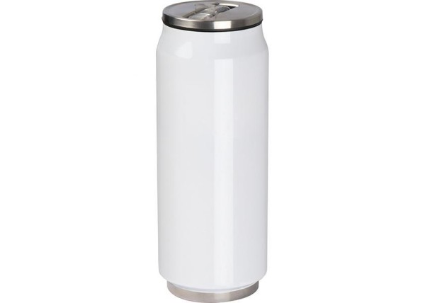 Θερμός κουτάκι αναψυκτικού λευκό inox Υ18,5xØ7εκ. 500 ml Θερμός κουτάκι αναψυκτικού λευκό inox Υ18,5xØ7εκ. 500 ml