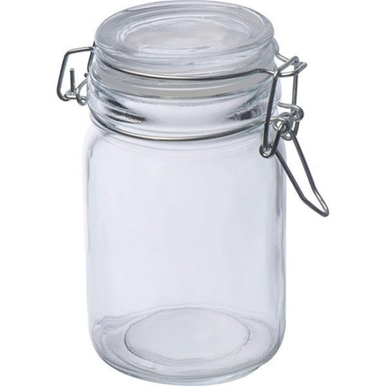 Δοχείο γυάλινο με αεροστεγές κλείσιμο 200 ml. Υ11,5xØ9εκ. Δοχείο γυάλινο με αεροστεγές κλείσιμο 200 ml. Υ11,5xØ9εκ.