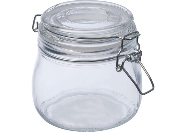 Δοχείο γυάλινο με αεροστεγές κλείσιμο 400 ml. Υ10,3xØ9,7εκ. Δοχείο γυάλινο με αεροστεγές κλείσιμο 400 ml. Υ10,3xØ9,7εκ.