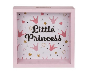 Κουμπαράς - κορνίζα ξύλινος «Πριγκίπισσα» Υ20x20x5εκ. Κουμπαράς - κορνίζα ξύλινος «Πριγκίπισσα» Υ20x20x5εκ.