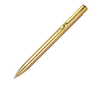 Στυλό πολυτελείας από αλουμίνιο, χρυσό με κλιπ Υ14,2xØ1εκ.