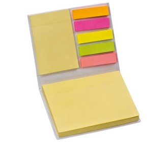 Σετ με χαρτάκια σημειώσεων και σελιδοδείκτες 10x8,5x2εκ Σετ με χαρτάκια σημειώσεων και σελιδοδείκτες 10x8,5x2εκ