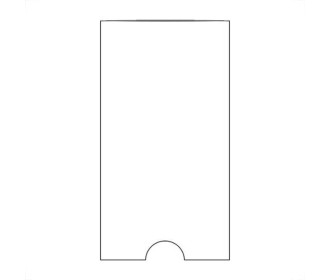 Αυτοκόλλητη θήκη για ετικέτα κλασέρ 10,2x5,5εκ. (100τεμ)