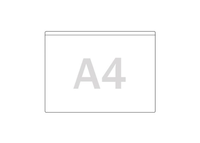Αυτοκόλλητη θήκη Α4 τύπου Π άνοιγμα στη μεγάλη πλευρά (50τεμ)