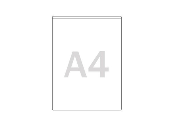Αυτοκόλλητη θήκη Α4 τύπου Π άνοιγμα στη μικρή πλευρά (50τεμ) Αυτοκόλλητη θήκη Α4 τύπου Π άνοιγμα στη μικρή πλευρά (50τεμ)