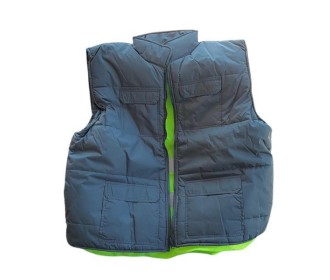 Γιλέκο ασφαλείας 2 όψεων γκρι/κίτρινο φωσφορούχο XL Γιλέκο ασφαλείας 2 όψεων γκρι/κίτρινο φωσφορούχο XL