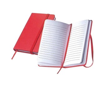 Σημειωματάριο ραφτό κόκκινο Υ13x8εκ. Σημειωματάριο ραφτό κόκκινο Υ13x8εκ.