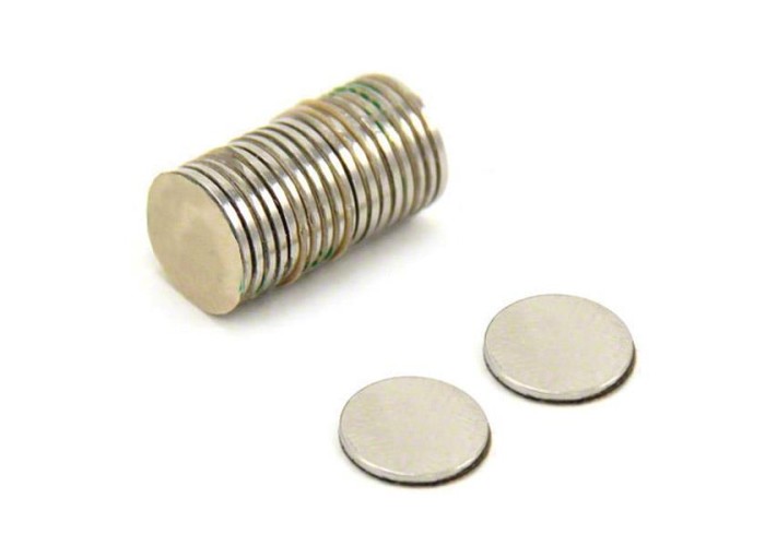 Μαγνήτες νίκελ Ø20mmx1mm πάχος 100τμχ.