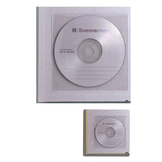 Αυτοκόλλητη θήκη CD με καπάκι Υ12,9x13εκ. (100τεμ.) Αυτοκόλλητη θήκη CD με καπάκι Υ12,9x13εκ. (100τεμ.)