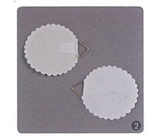 Κρεμασταράκι υφασμάτινο με διάμετρο 45χιλ. (1000τεμ.)