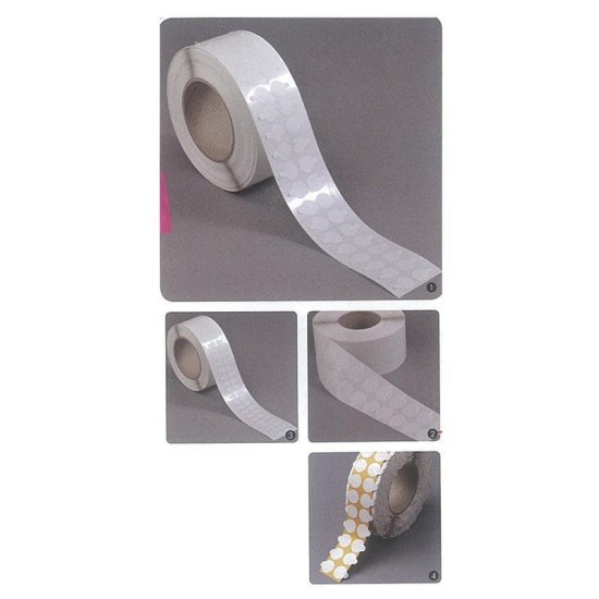 Αυτοκόλλητα στρόγγυλα Ø20χιλ permanent/removable(5000τεμ/ρολ)