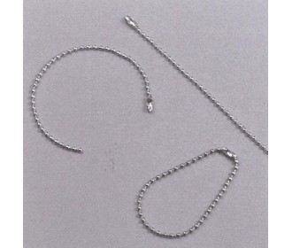 Αλυσίδα ασημί με κλείσιμο 15εκ. (100τεμ)