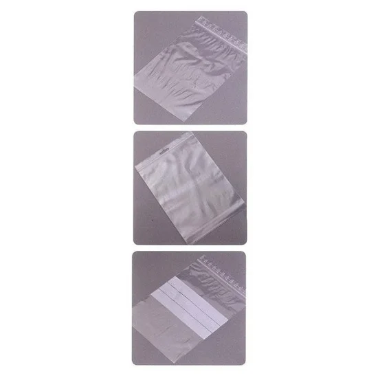 Σακουλάκια ασφαλείας με ετικέτα 220mm πλάτος x 310mm ύψος (100τεμ)