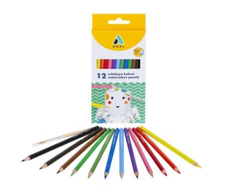 Adel ξυλομπογιές-νερομπογιές 12 χρώματα