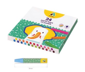 Adel λαδοπαστέλ 24 χρωμάτων