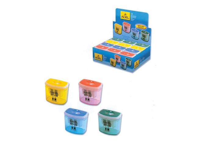 Adel ξύστρα βαρελάκι διπλή  0,7 - 1,2εκ. τρύπα