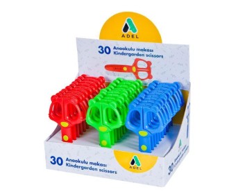 Adel ψαλίδι παιδικό πλαστικό 12εκ. Adel ψαλίδι παιδικό πλαστικό 12εκ.