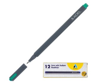 Adel μαρκαδόρος fineliner 0.4mm πράσινος Adel μαρκαδόρος fineliner 0.4mm πράσινος