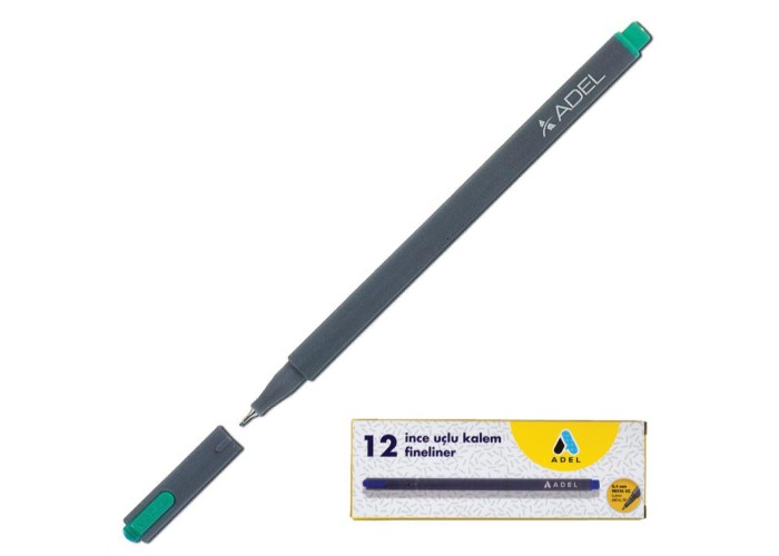 Adel μαρκαδόρος fineliner 0.4mm πράσινος