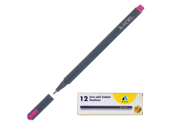 Adel μαρκαδόρος fineliner 0.4mm ροζ Adel μαρκαδόρος fineliner 0.4mm ροζ