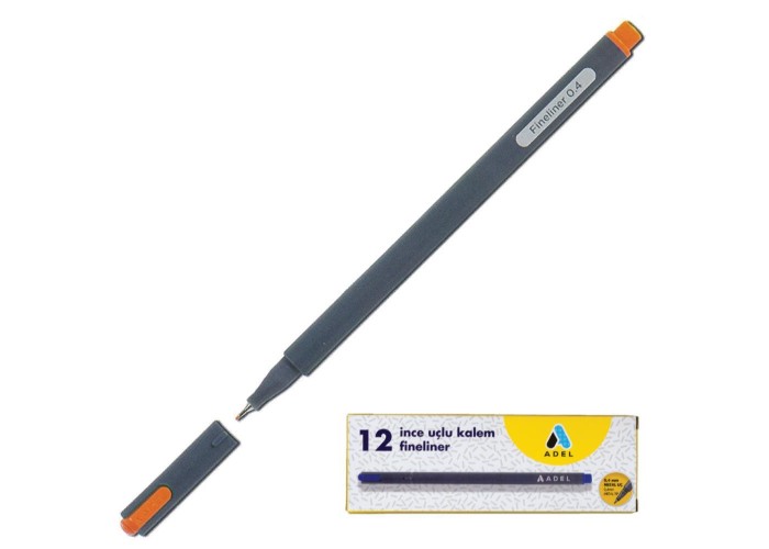 Adel μαρκαδόρος fineliner 0.4mm πορτοκαλί Adel μαρκαδόρος fineliner 0.4mm πορτοκαλί