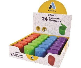 Adel ξύστρα Comfy βαρελάκι διπλή 7mm - 12mm Adel ξύστρα Comfy βαρελάκι διπλή 7mm - 12mm