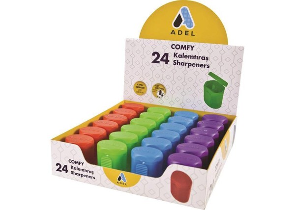 Adel ξύστρα Comfy βαρελάκι διπλή 7mm - 12mm Adel ξύστρα Comfy βαρελάκι διπλή 7mm - 12mm